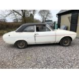 1975 Ford Escort RS2000 MK I Registration number JBY 956N Diamond white Understood to be from the