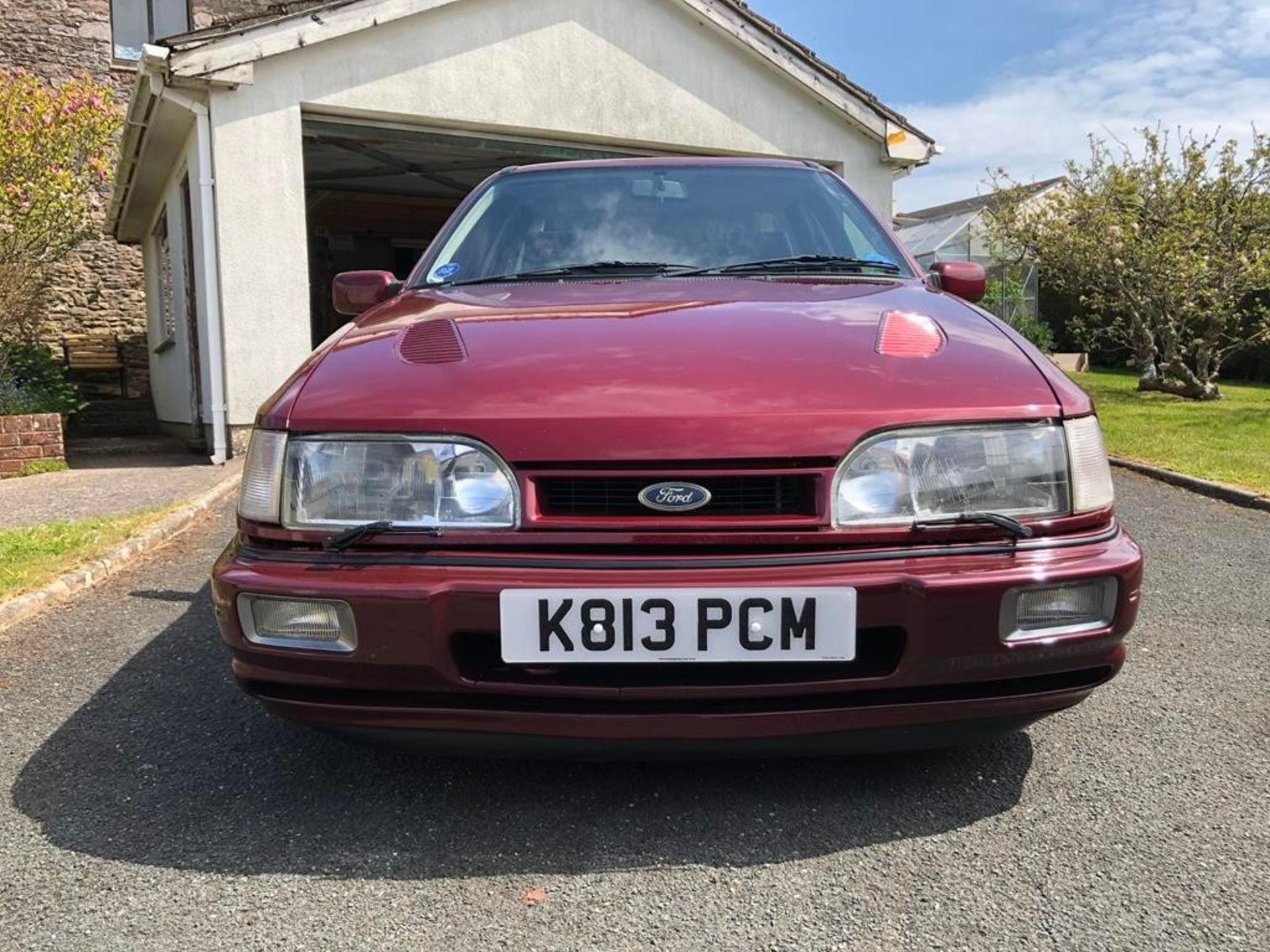 1992 Ford Sierra Sapphire Cosworth 4x4 Registration number K813 PCM Nouveau red, Recaro seats Bought - Image 15 of 128