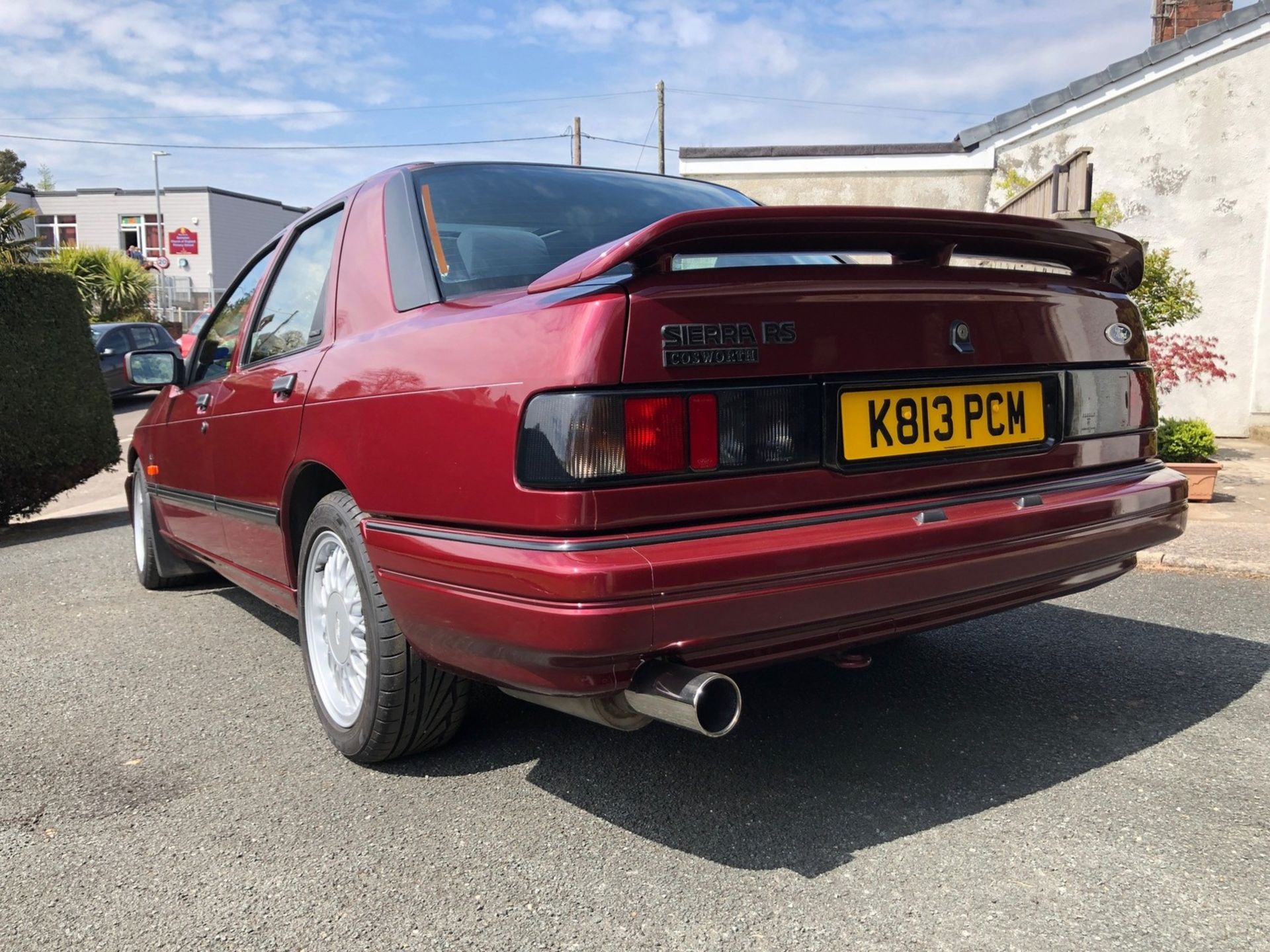 1992 Ford Sierra Sapphire Cosworth 4x4 Registration number K813 PCM Nouveau red, Recaro seats Bought