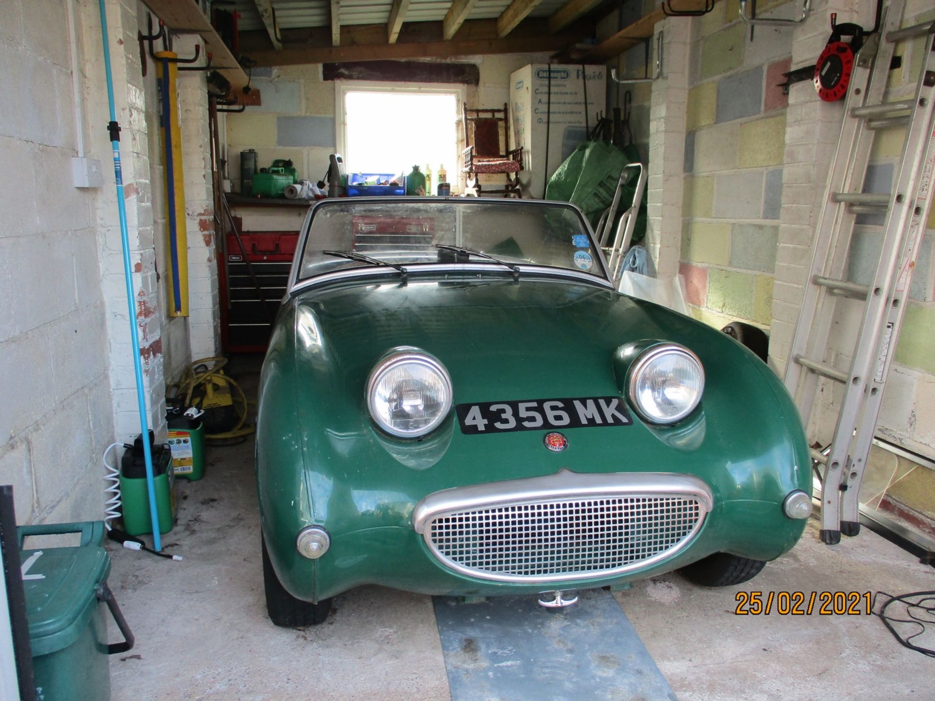 1960 Austin Healey Frogeye Sprite Registration number 4356 MK British Racing green Previously - Image 4 of 40