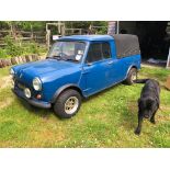 A 1972 Mini Pick-Up Registration number NPH 953L Chassis number AXAU1-781866A Blue with a black