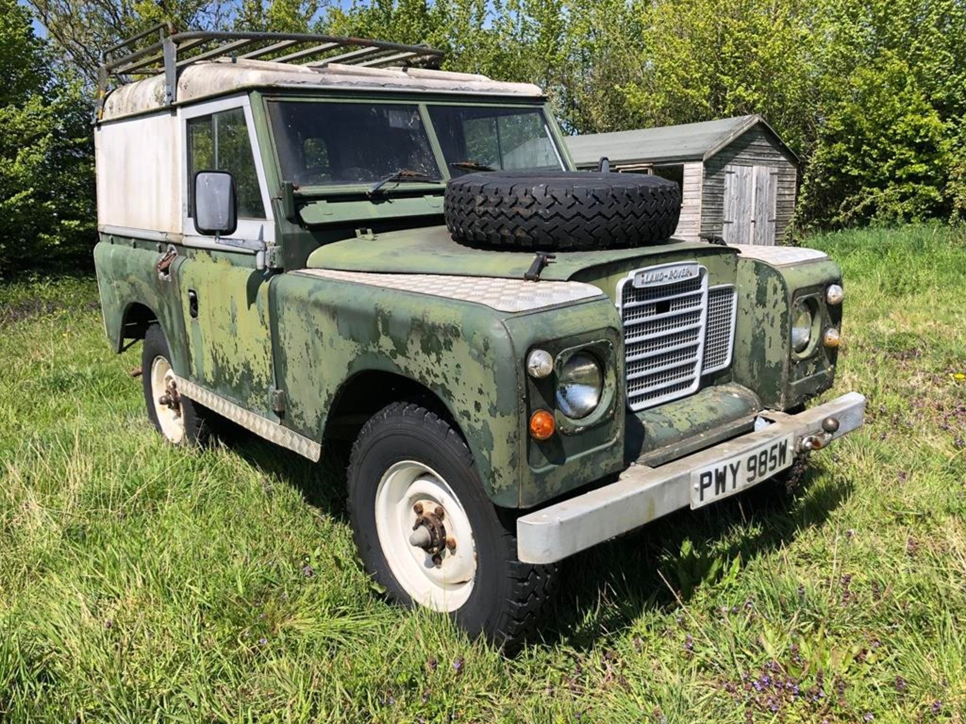 1980 Land Rover Series 3 88 inch Registration number PWY 985W Galvanised chassis and recent bulkhead