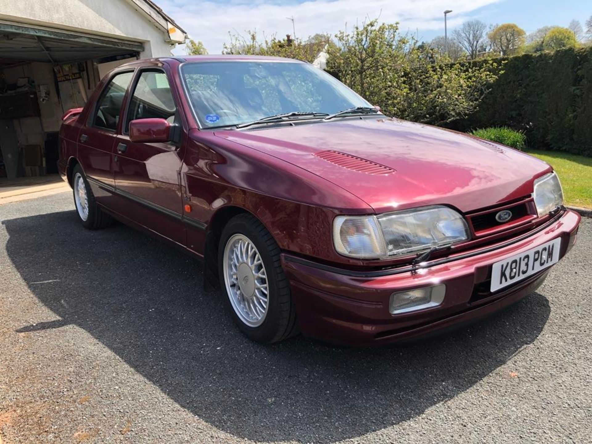 1992 Ford Sierra Sapphire Cosworth 4x4 Registration number K813 PCM Nouveau red, Recaro seats Bought - Image 16 of 128