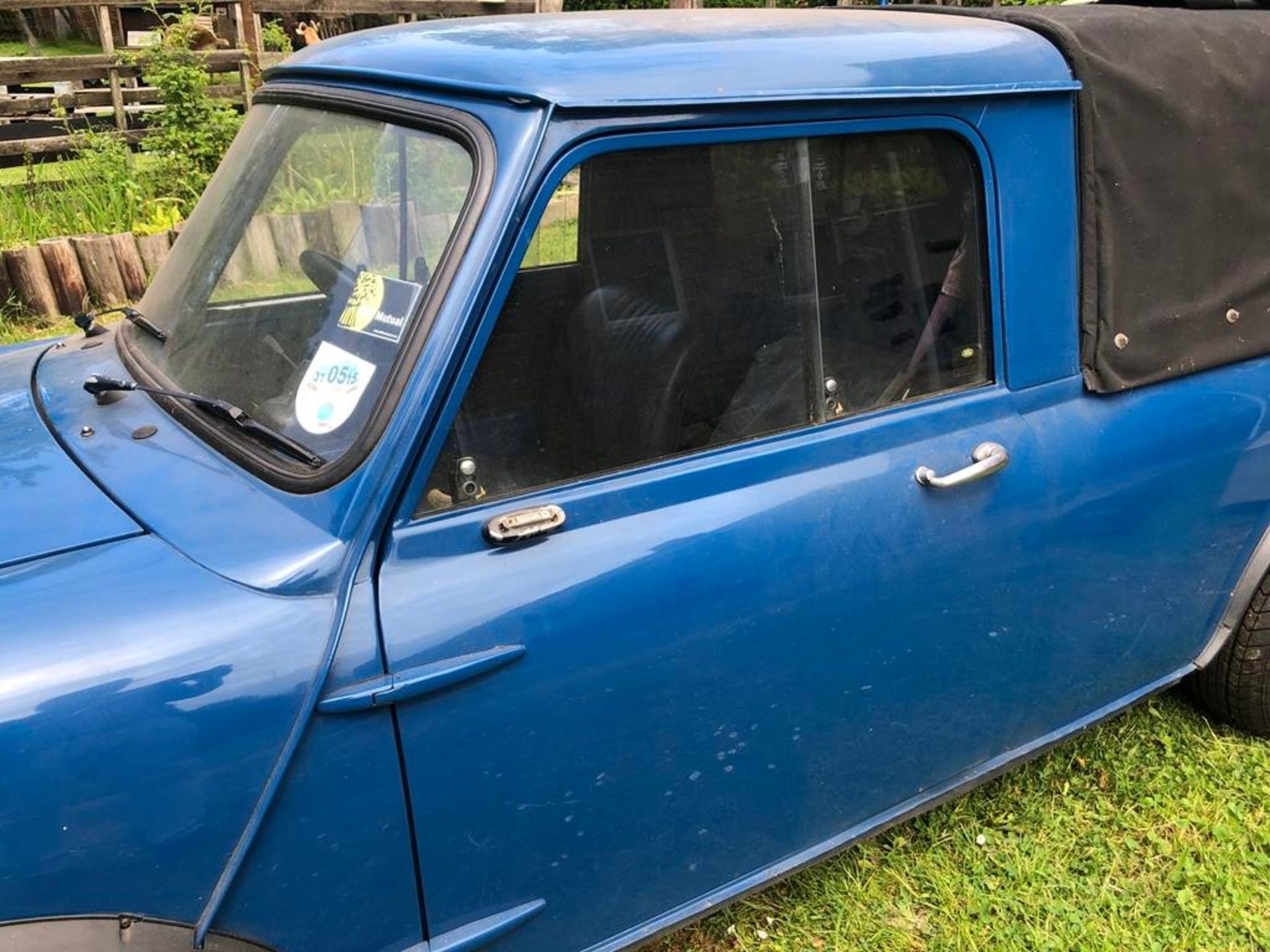 A 1972 Mini Pick-Up Registration number NPH 953L Chassis number AXAU1-781866A Blue with a black - Image 46 of 77