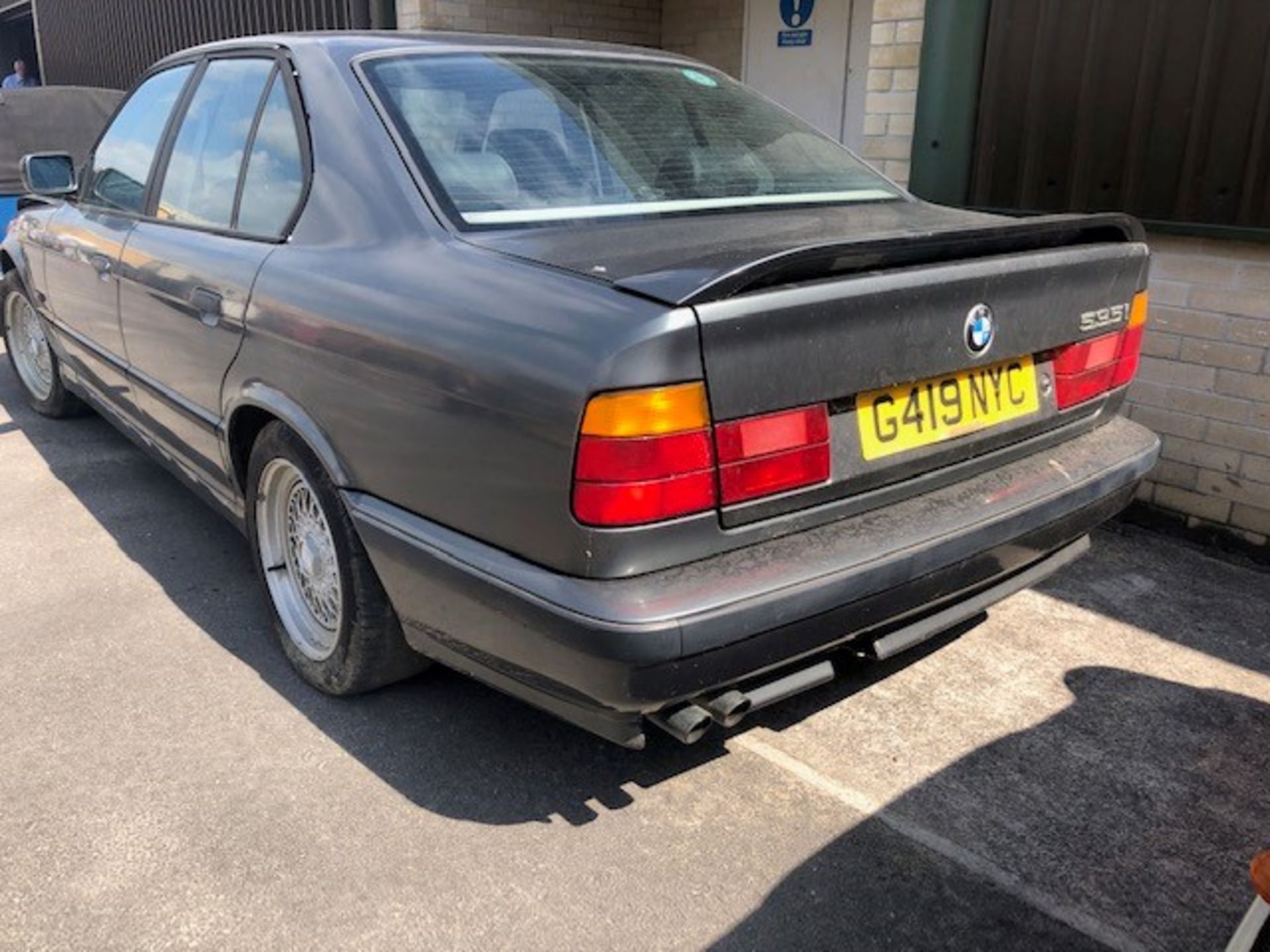 1990 BMW 535i Registration number G419 NYC Being sold without reserve One owner Black with a black - Image 31 of 40