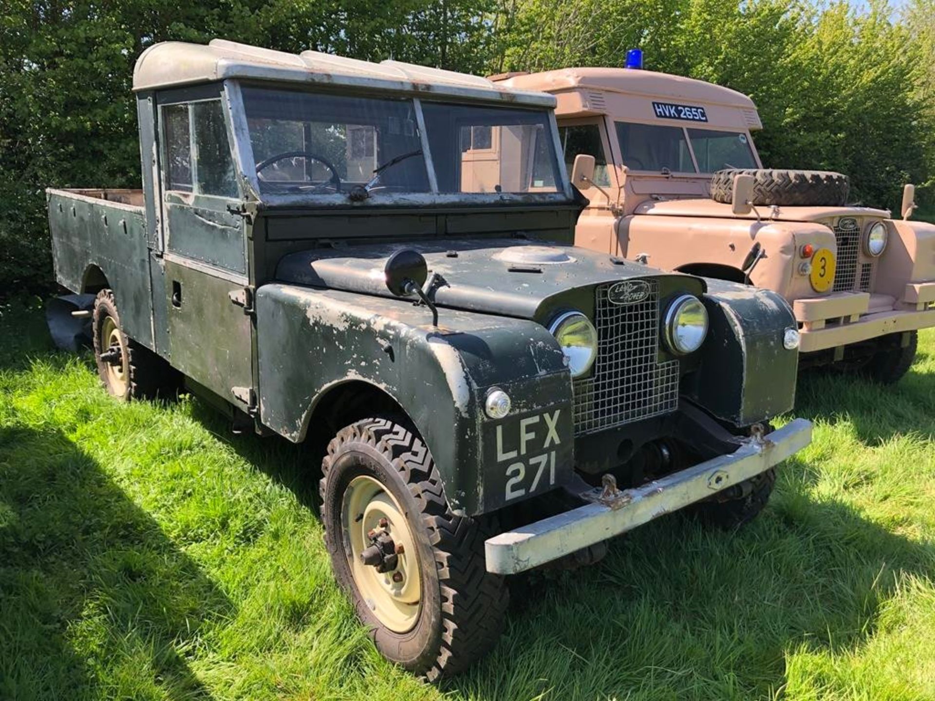 1957 Land Rover Series 1 Registration number LFX 271 109 inch pick up with a 2.0 diesel Plenty of