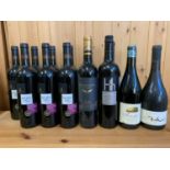 Seven bottles of Sacred Hill Cabernet Sauvignon Merlot, 2004, and seven other various bottles (14)