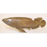 A modern bronze of a carp, 28 cm wide Report by JS This is a 20th/21st century copy Overall