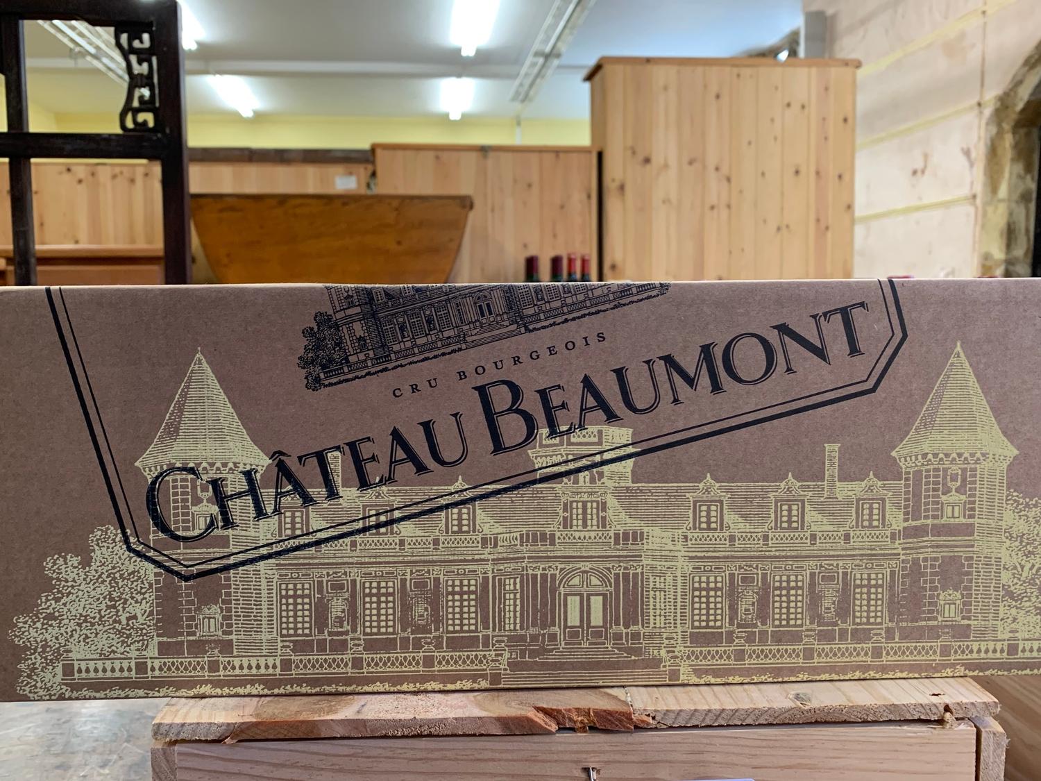 Twelve bottles of Chateau Beaumont Cru Bourgeoise Haut-Medoc, 2010, in cardboard box From a Ferndown