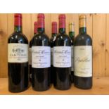 Four bottles of Chateau Cissac Haut-Medoc, 2016, two bottles of Chateau Cantenac, 2005, a bottle