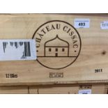 Twelve bottles of Chateau Cissac Haut Medoc, 2011, in own wooden case From a Ferndown (