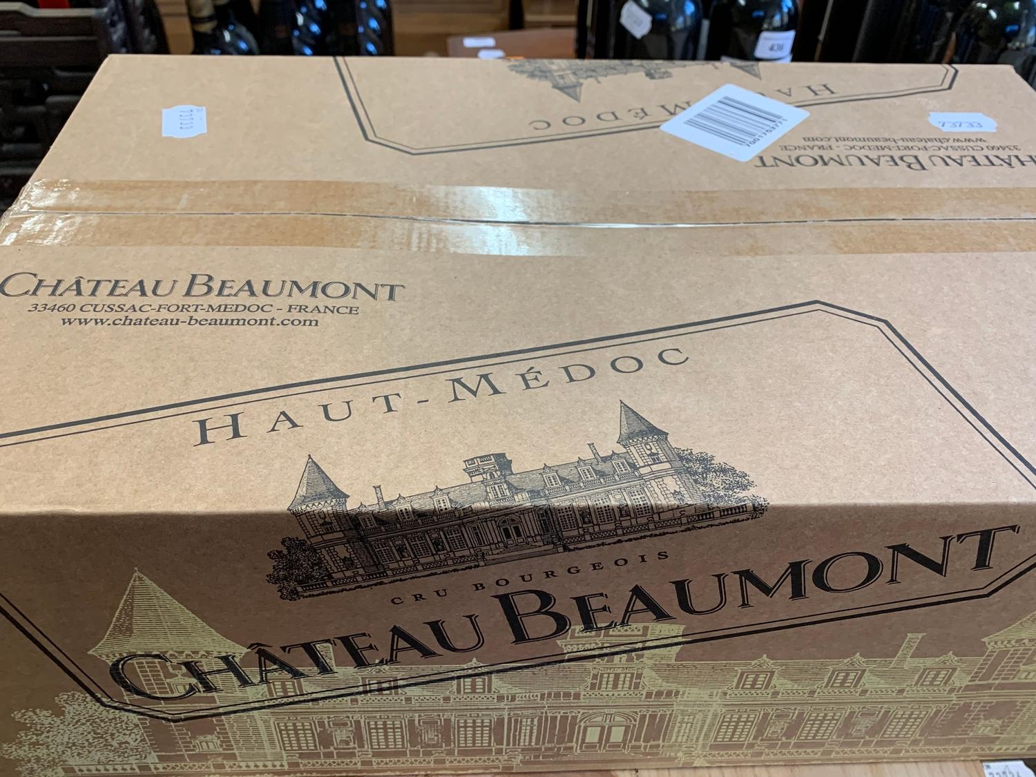 Twelve bottles of Chateau Beaumont Cru Bourgeoise Haut-Medoc, 2010, in cardboard box From a Ferndown - Image 2 of 3