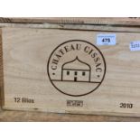 Twelve bottle of Chateau Cissac Medoc, 2010, in own wooden case From a Ferndown (Bournemouth)