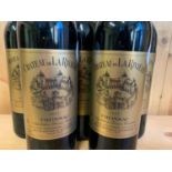 Five bottles of Chateau de La Riviere Fronsac, 2001 From a Ferndown (Bournemouth) deceased estate.