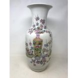 A modern Chinese famille verte vase, 45 cm high Report by JS This is a 20th/21st century copy