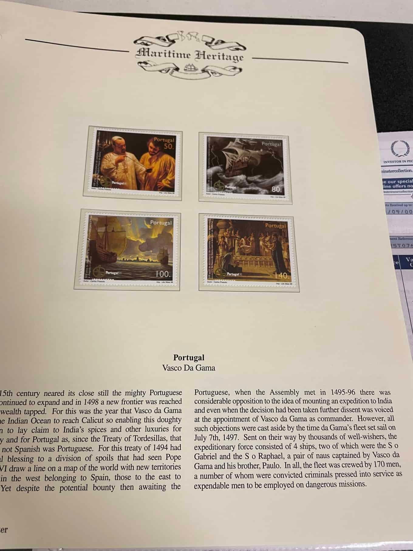 Westminster Maritime Heritage, Christopher Columbus, First Day Covers in three albums, and three - Bild 110 aus 346