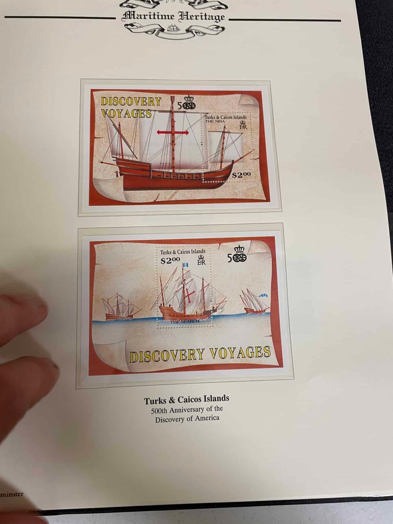 Westminster Maritime Heritage, Christopher Columbus, First Day Covers in three albums, and three - Bild 223 aus 346