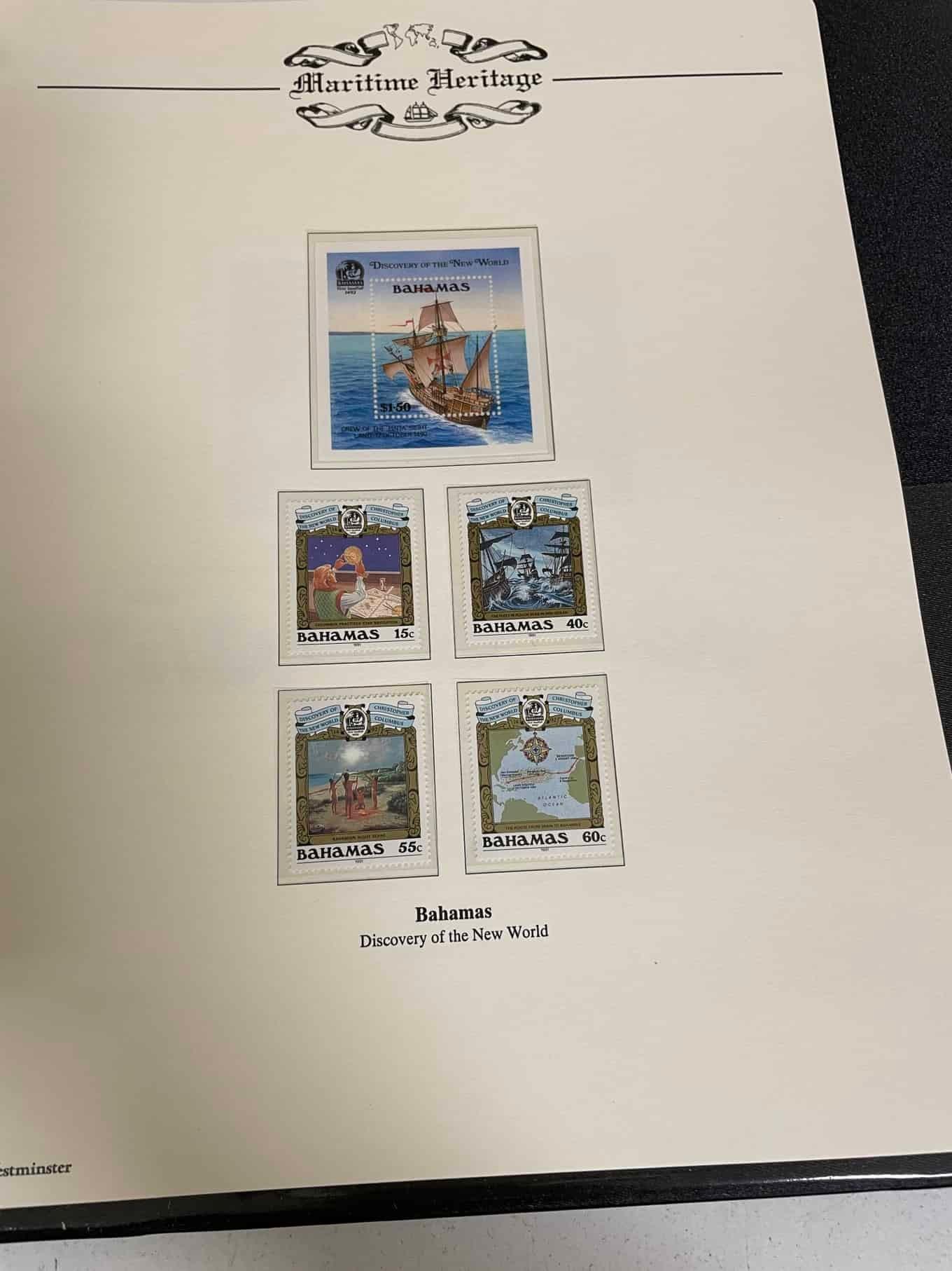 Westminster Maritime Heritage, Christopher Columbus, First Day Covers in three albums, and three - Bild 198 aus 346