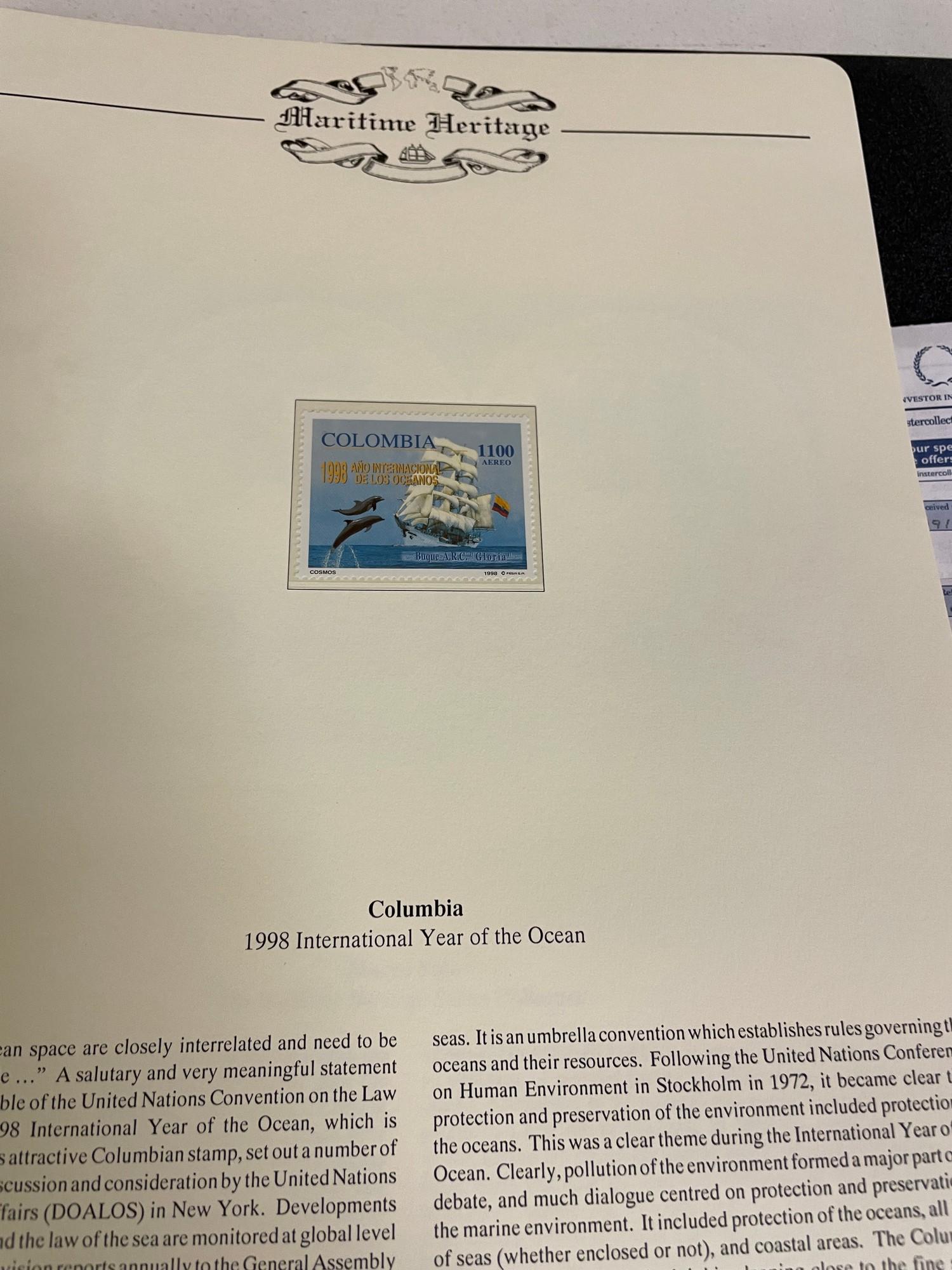 Westminster Maritime Heritage, Christopher Columbus, First Day Covers in three albums, and three - Bild 124 aus 346