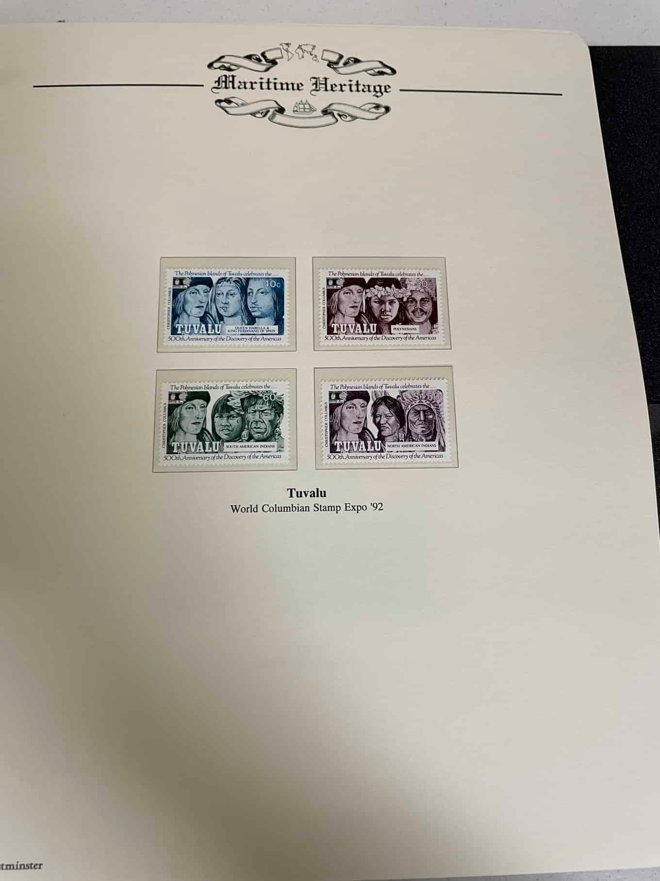 Westminster Maritime Heritage, Christopher Columbus, First Day Covers in three albums, and three - Bild 235 aus 346