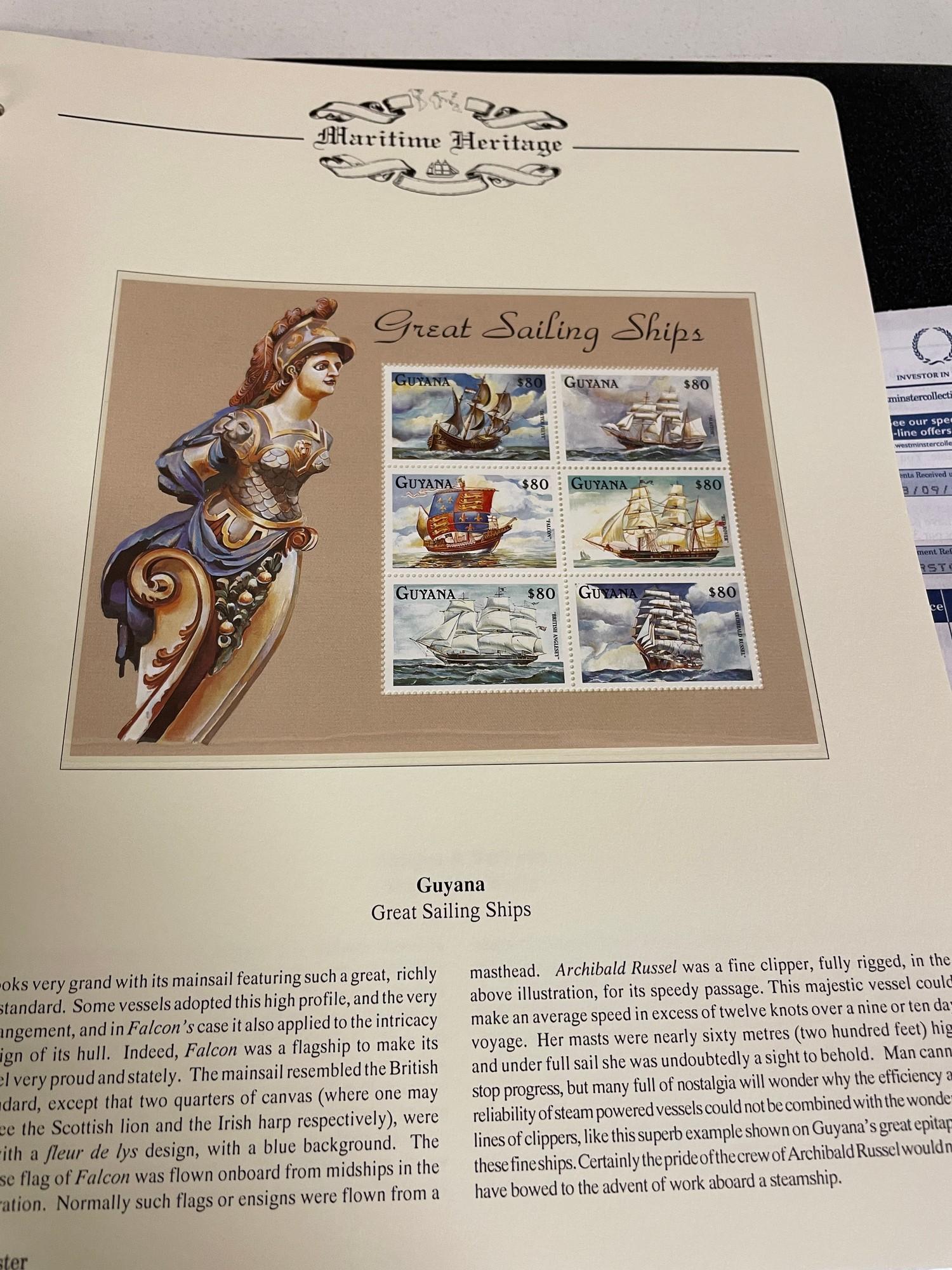 Westminster Maritime Heritage, Christopher Columbus, First Day Covers in three albums, and three - Bild 115 aus 346
