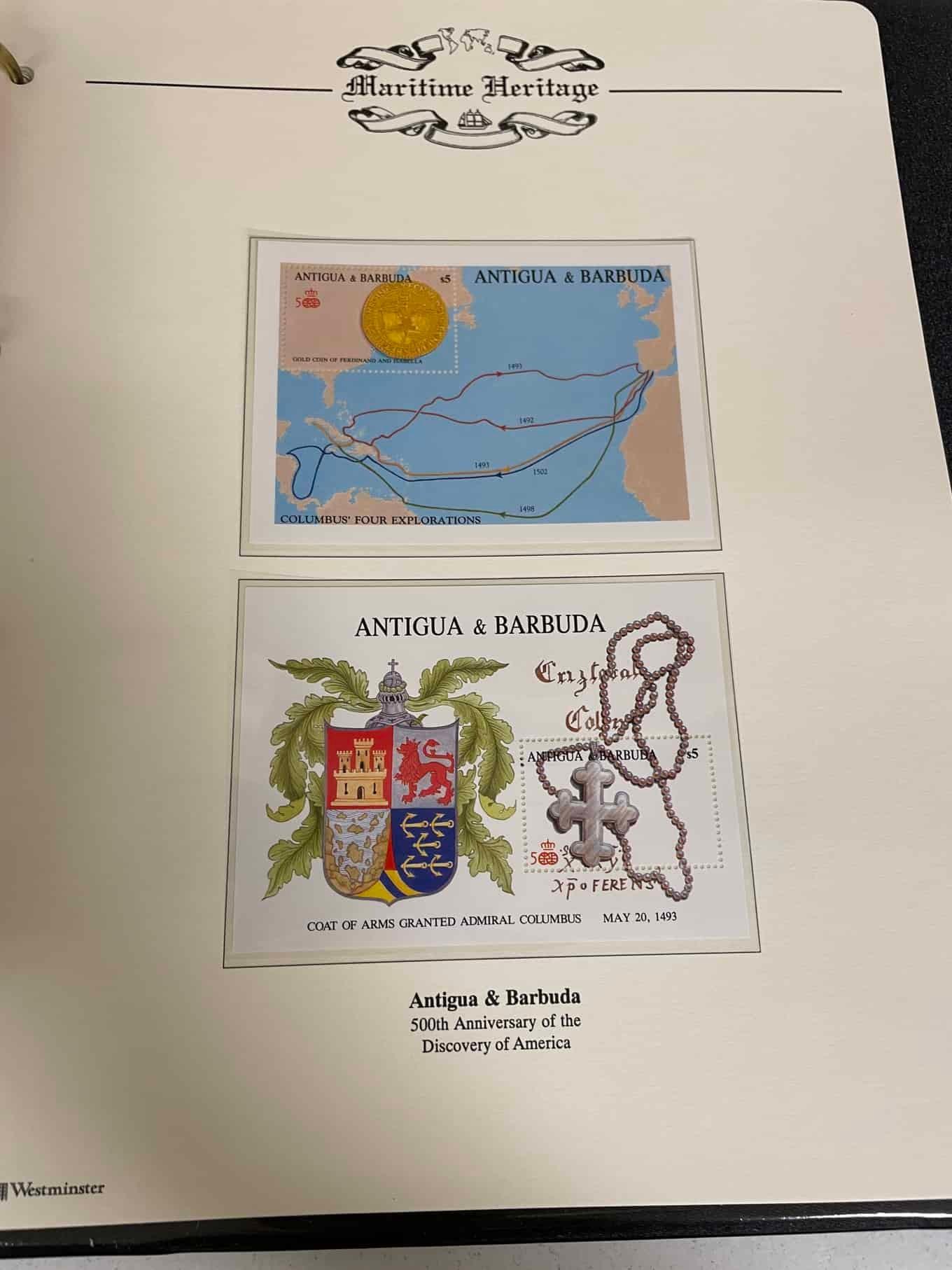 Westminster Maritime Heritage, Christopher Columbus, First Day Covers in three albums, and three - Bild 201 aus 346