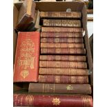 The Holy Bible, containing the Old Testament and The New, 1802, nine vols, gilt dec leather, and