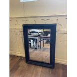 A painted wall mirror, 113 x 84 cm, and another, 115 x 85 cm (2)