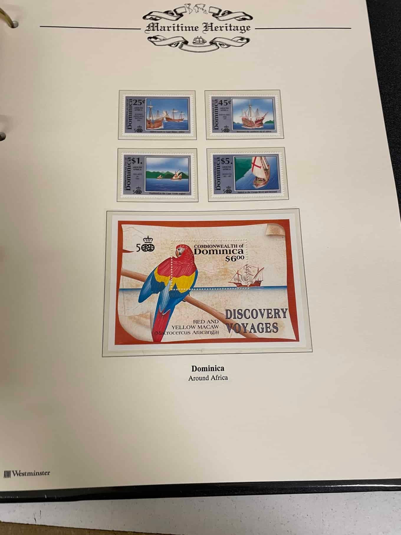 Westminster Maritime Heritage, Christopher Columbus, First Day Covers in three albums, and three - Bild 206 aus 346