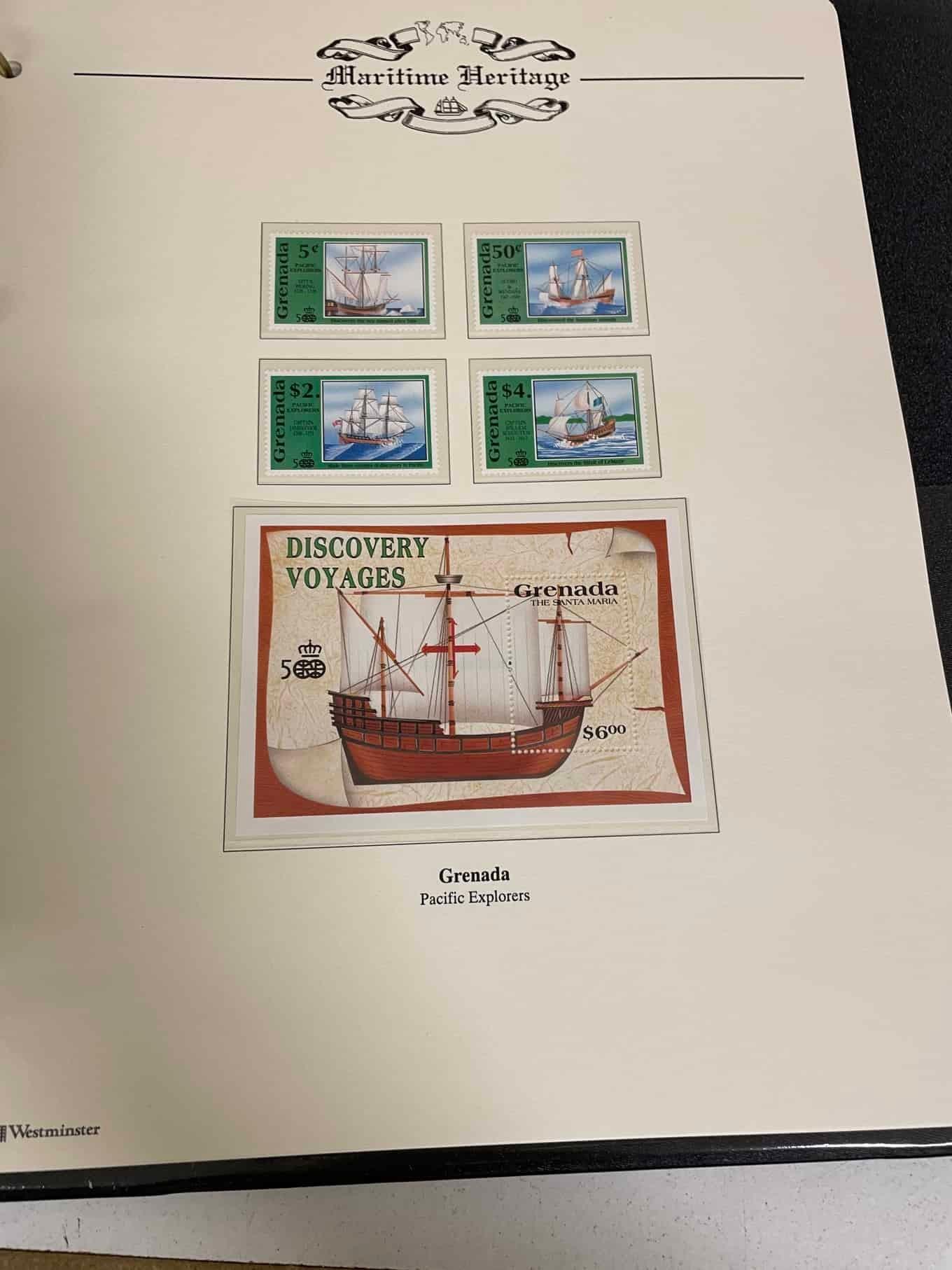 Westminster Maritime Heritage, Christopher Columbus, First Day Covers in three albums, and three - Bild 207 aus 346