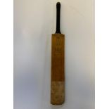 A Gunn & Moore Cannon Short Handle cricket bat, with signatures, probably Pakistan 'Asif Iqbal'