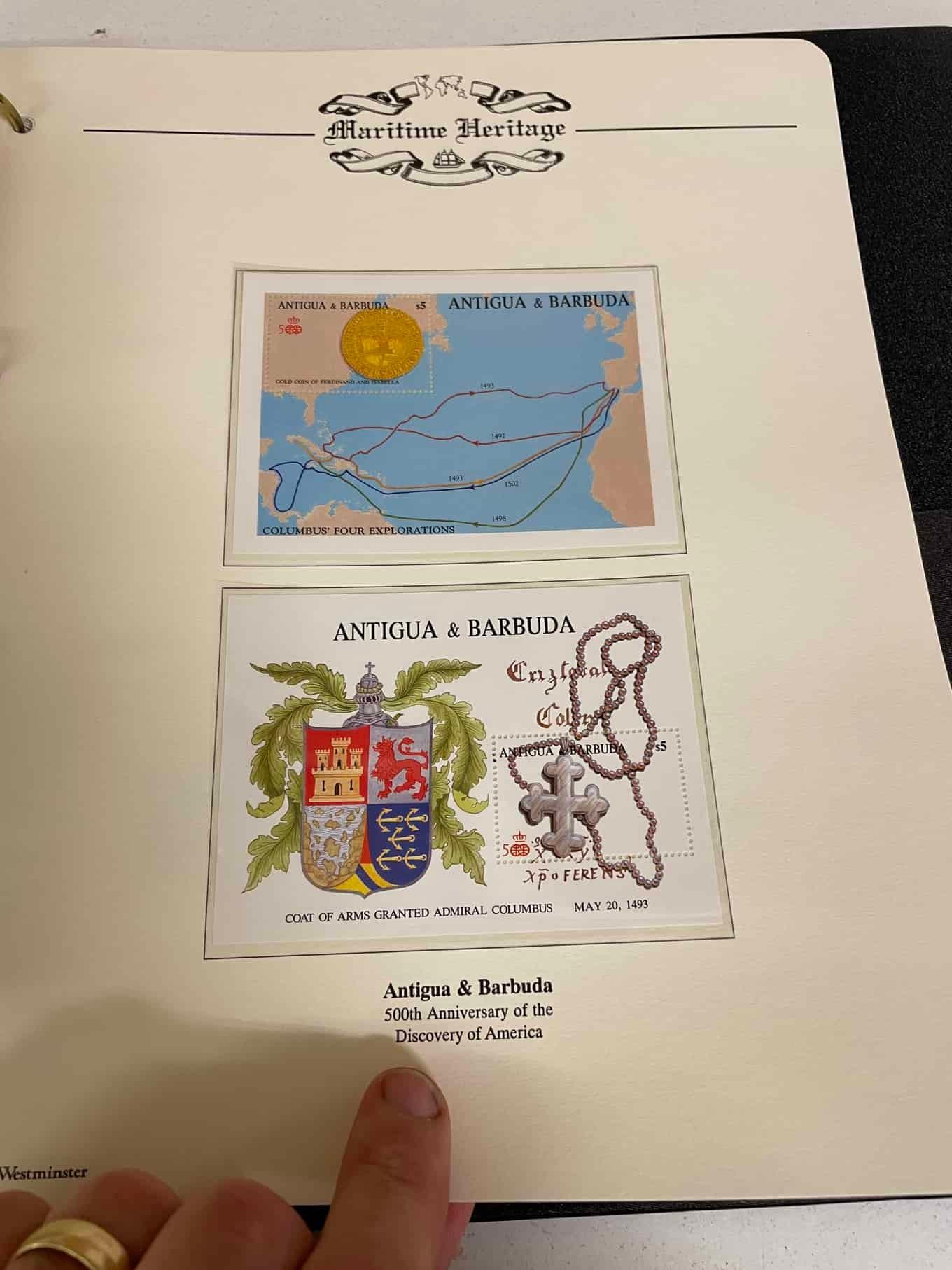 Westminster Maritime Heritage, Christopher Columbus, First Day Covers in three albums, and three - Bild 200 aus 346