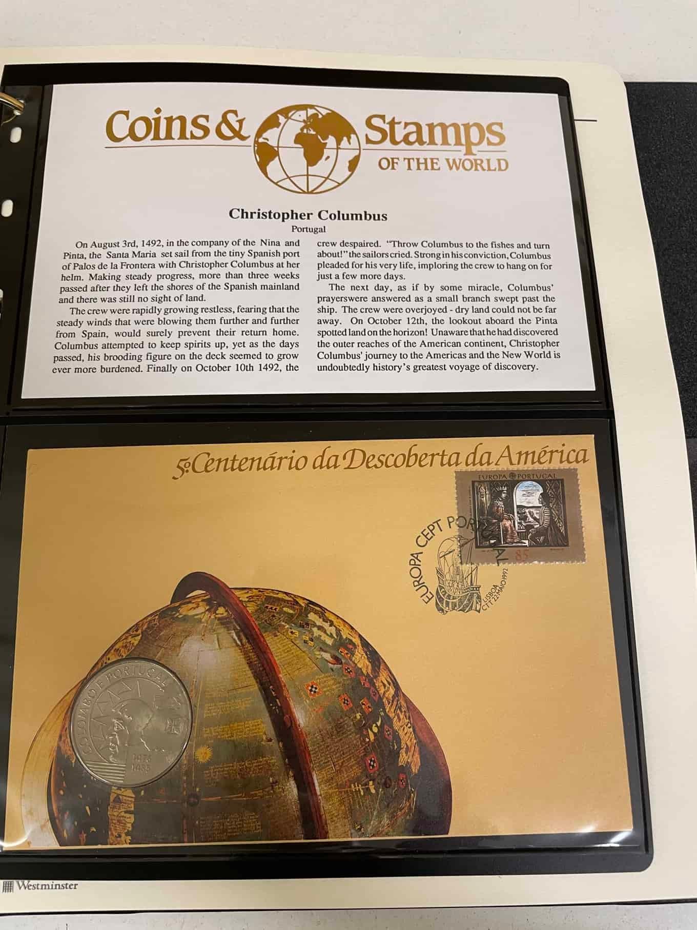 Westminster Maritime Heritage, Christopher Columbus, First Day Covers in three albums, and three - Bild 244 aus 346