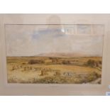Thomas Collier (1840-1891), Near Dorking, Surrey, watercolour heightened with bodycolour, signed, 33