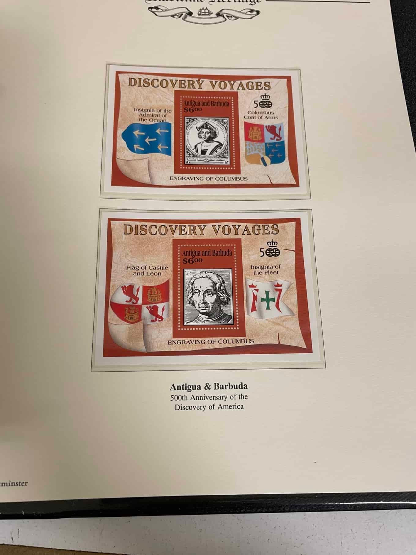 Westminster Maritime Heritage, Christopher Columbus, First Day Covers in three albums, and three - Bild 194 aus 346