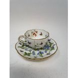 A Meissen cabinet cup and saucer, repaired, other ceramics, a large copper jug and other items (qty)