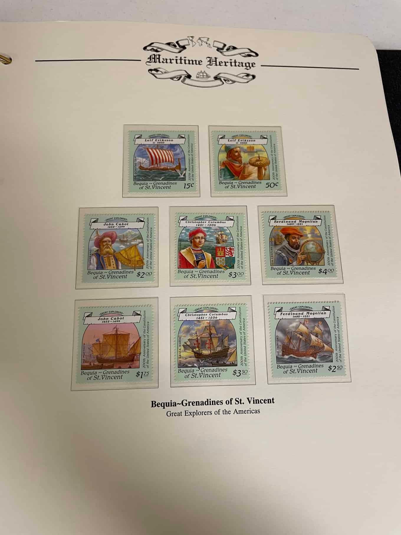 Westminster Maritime Heritage, Christopher Columbus, First Day Covers in three albums, and three - Bild 248 aus 346