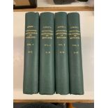 Lewis (Samuel) A Topographical Dictionary of England, four vols, 1831, rebound (poor) (4)