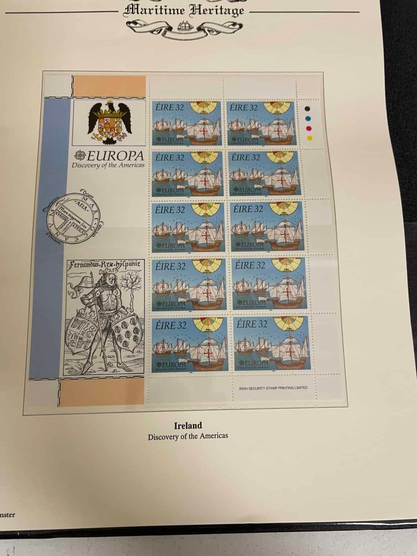 Westminster Maritime Heritage, Christopher Columbus, First Day Covers in three albums, and three - Bild 216 aus 346