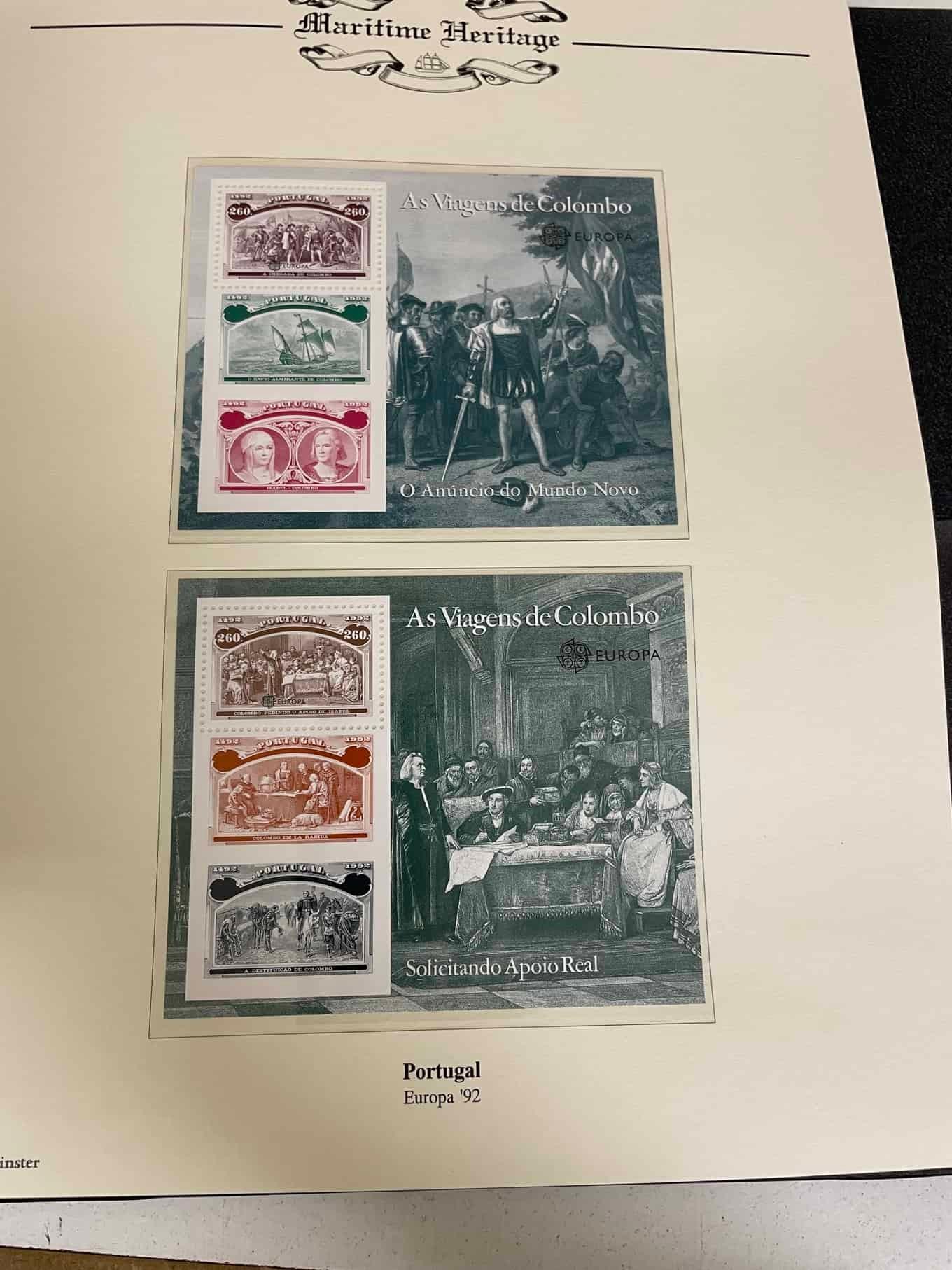 Westminster Maritime Heritage, Christopher Columbus, First Day Covers in three albums, and three - Bild 242 aus 346