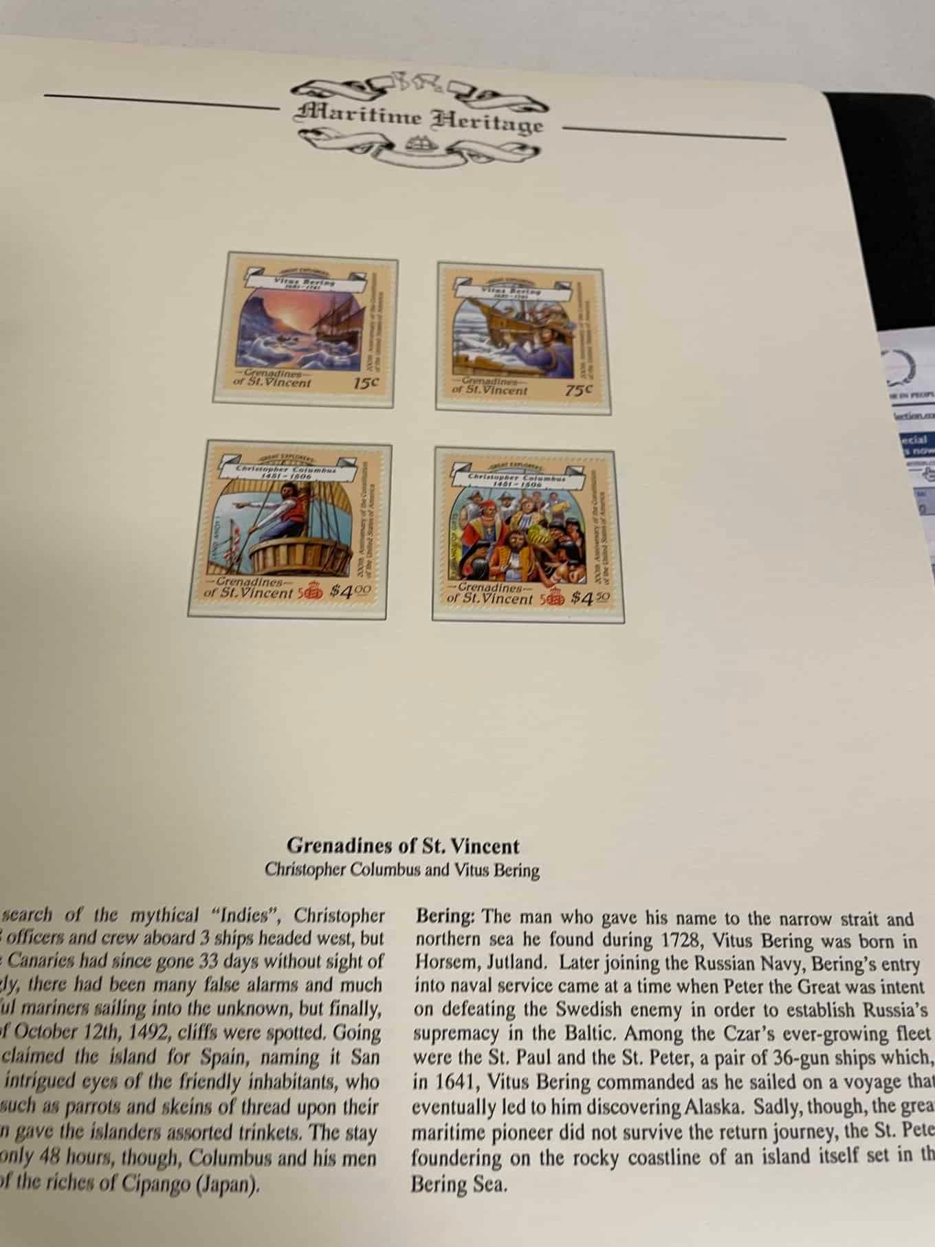 Westminster Maritime Heritage, Christopher Columbus, First Day Covers in three albums, and three - Bild 148 aus 346