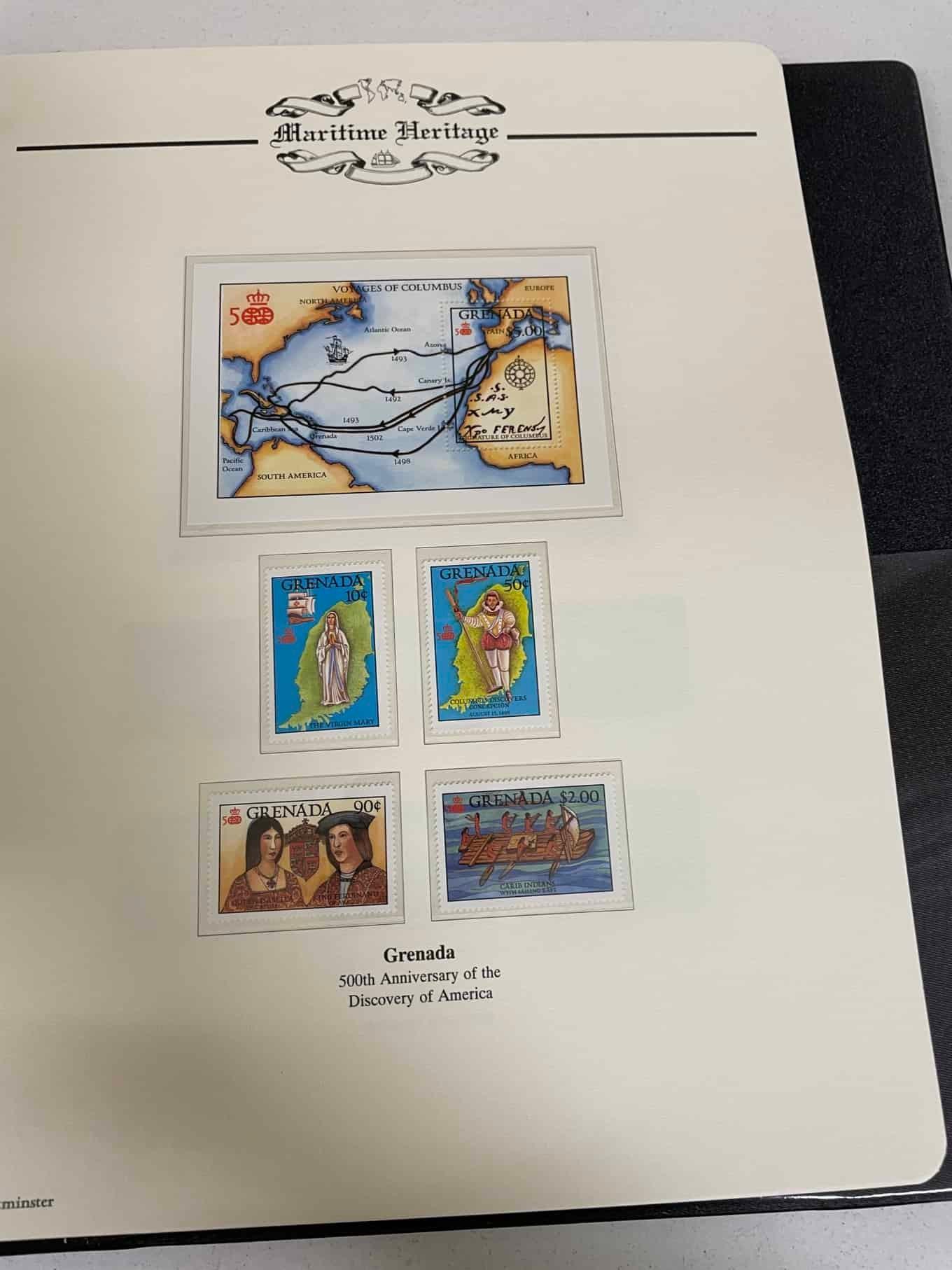 Westminster Maritime Heritage, Christopher Columbus, First Day Covers in three albums, and three - Bild 230 aus 346