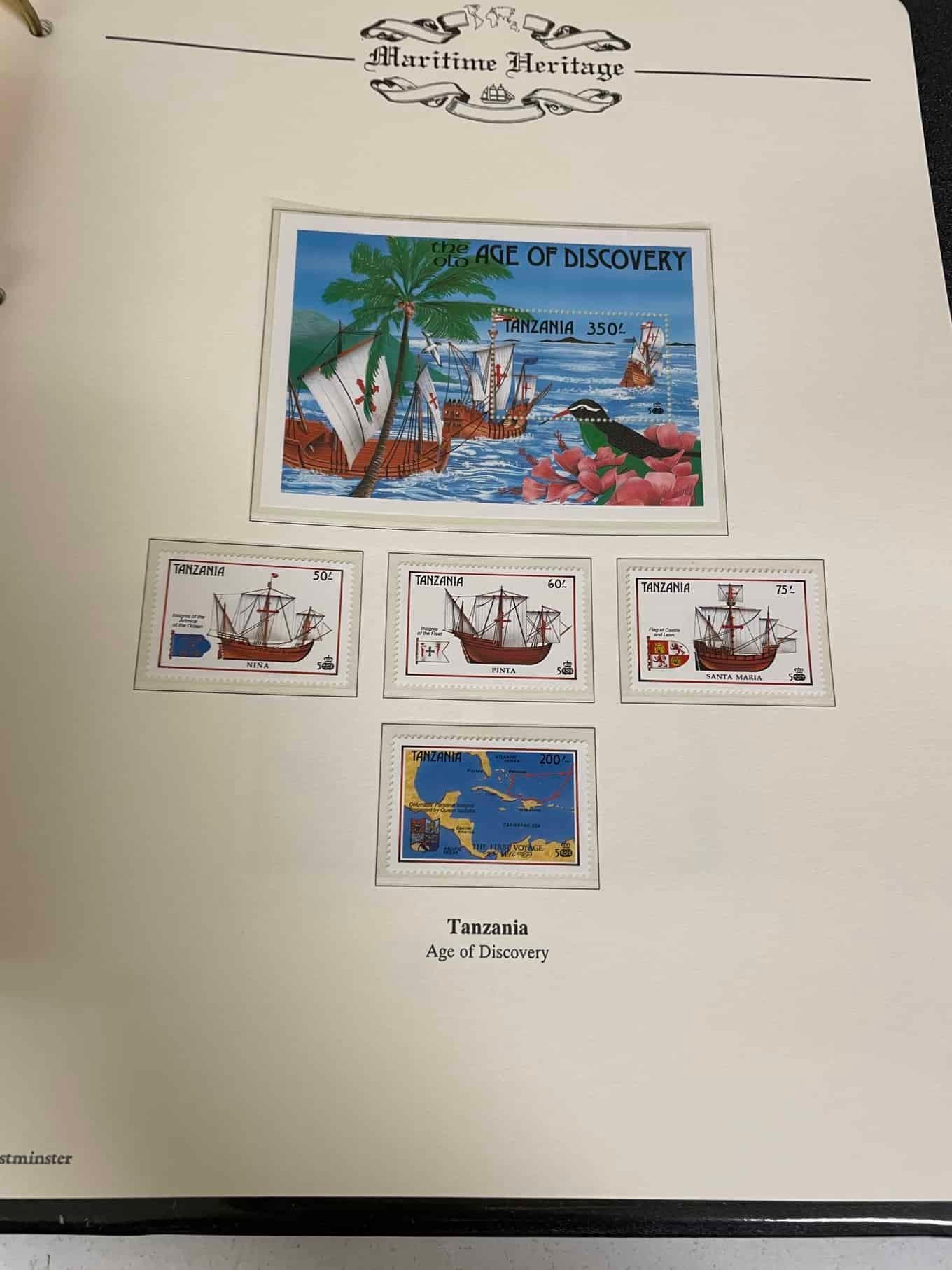 Westminster Maritime Heritage, Christopher Columbus, First Day Covers in three albums, and three - Bild 195 aus 346