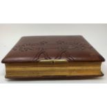 An early 20th century postcard album, mostly Portsmouth and surrounding area, binding worn, and five