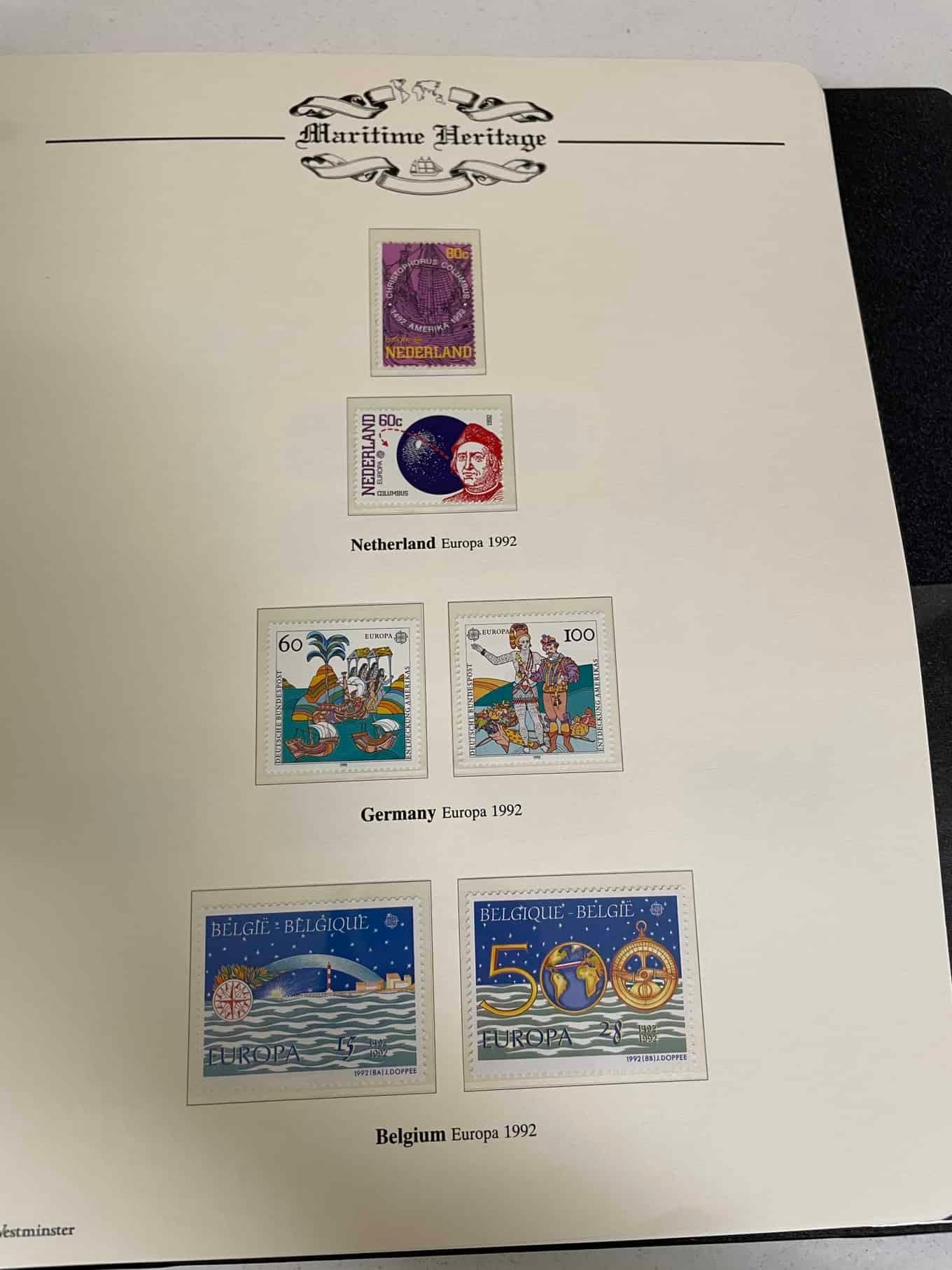 Westminster Maritime Heritage, Christopher Columbus, First Day Covers in three albums, and three - Bild 238 aus 346