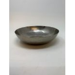 A Lakeland Rural Industries Borrowdale bowl, a pewter cigarette box, a British War Medal, a