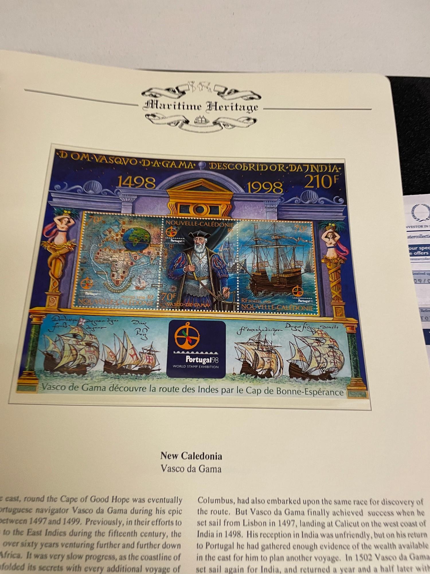 Westminster Maritime Heritage, Christopher Columbus, First Day Covers in three albums, and three - Bild 126 aus 346
