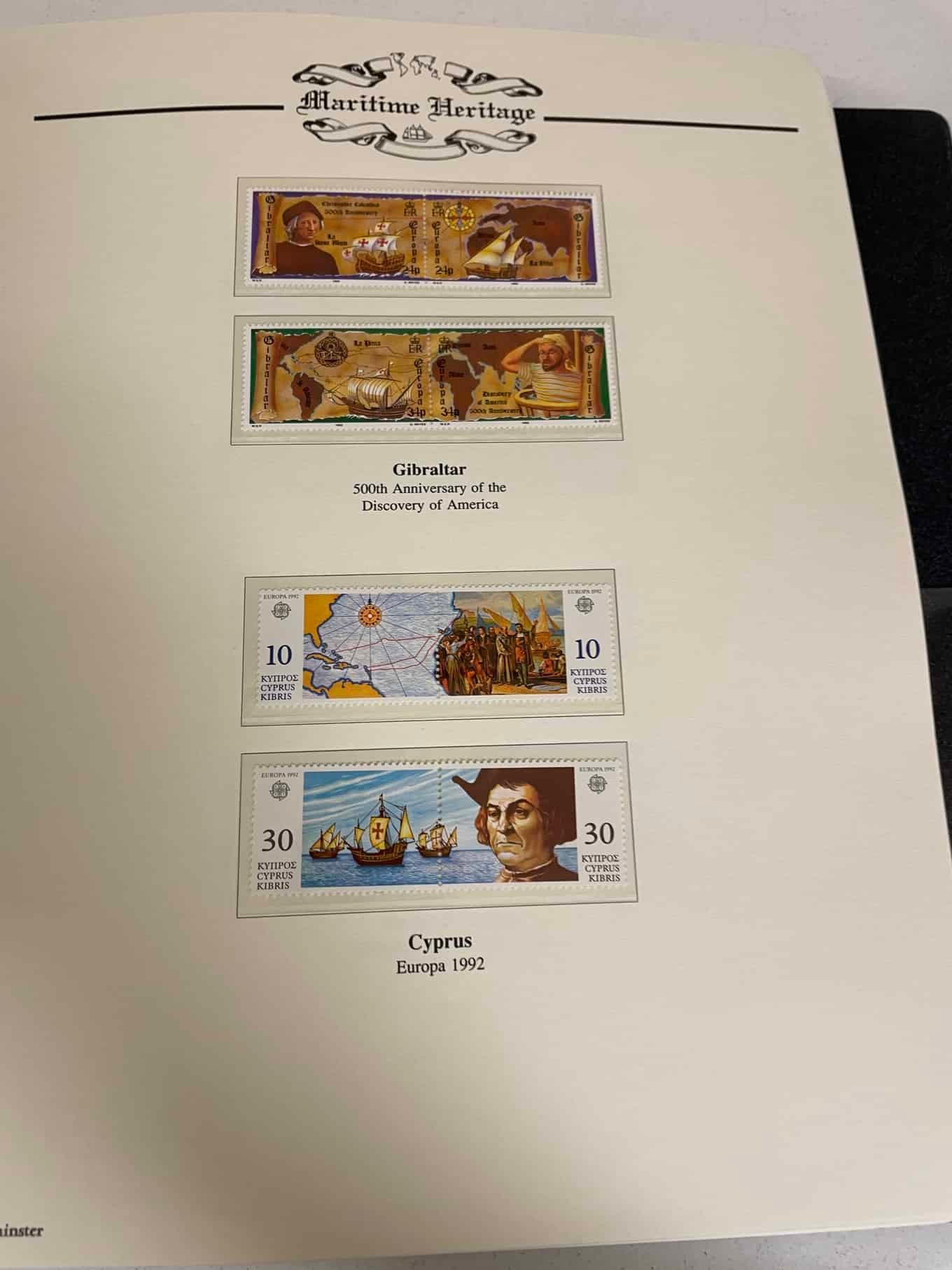 Westminster Maritime Heritage, Christopher Columbus, First Day Covers in three albums, and three - Bild 257 aus 346
