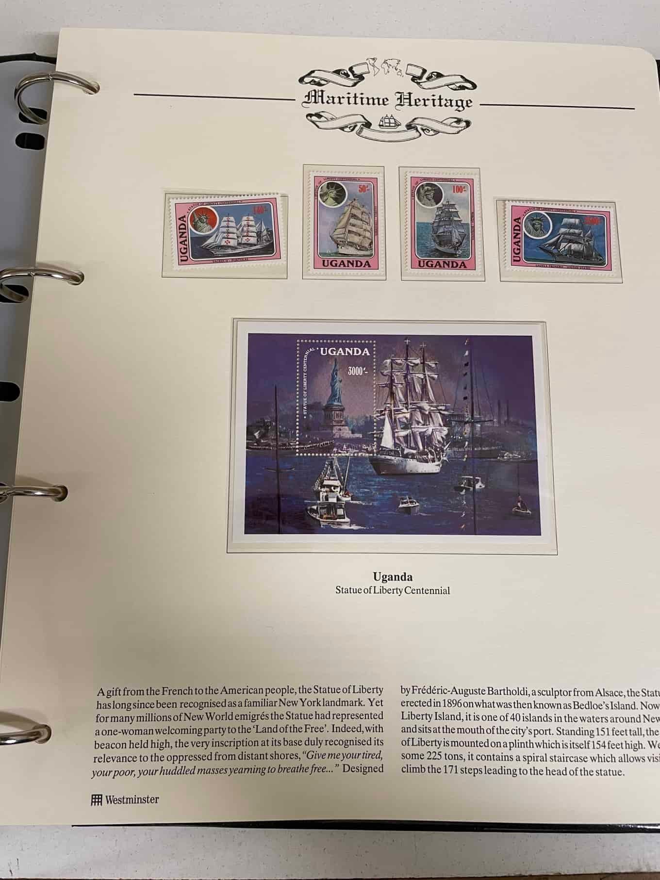 Westminster Maritime Heritage, Christopher Columbus, First Day Covers in three albums, and three - Bild 310 aus 346