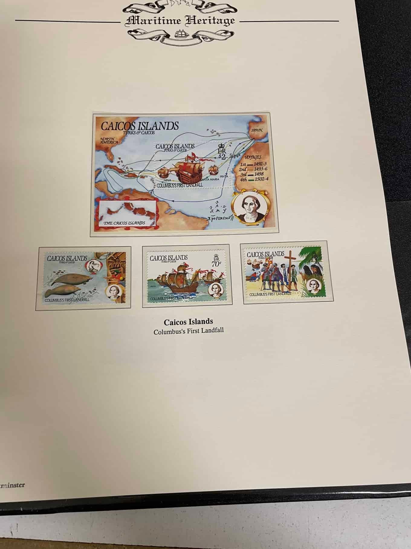 Westminster Maritime Heritage, Christopher Columbus, First Day Covers in three albums, and three - Bild 204 aus 346